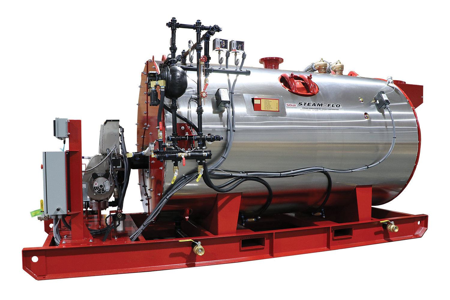 230V Natural Gas Low Pressure Steam Generator Model SF100N